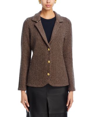 100% Cashmere Notch Lapel Blazer - Exclusive
