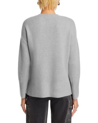 Aqua Cashmere High Low Cashmere Sweater Gray Size S main image 0