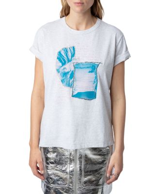 Zadig & Voltaire - Anya Photo Print Cotton Tee