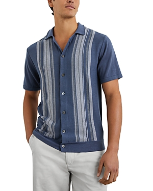 Shop Rails Silas Short Sleeve Cardigan In Marrakesh Blue Multi