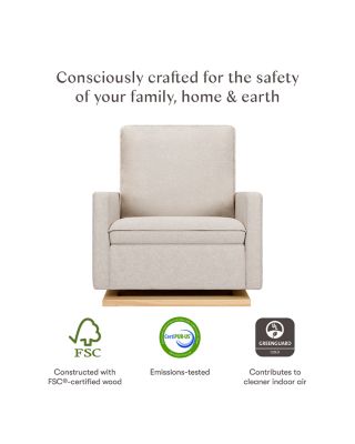 Cali Pillowback Water Repellent & Stain Resistant Chair and a Half Glider