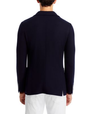 Textured Jersey Knit Casual Sport Coat