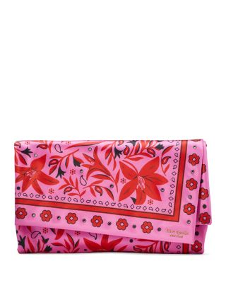 kate spade new york Fold Bandana Printed Fabric Clutch