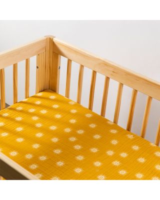 All Stages Midi Crib Sheet in GOTS Certified Organic Muslin Cotton
