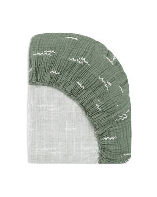 All Stages Midi Crib Sheet in GOTS Certified Organic Muslin Cotton