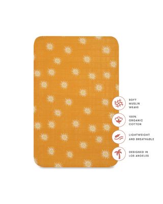 All Stages Bassinet Sheet in GOTS Certified Organic Muslin Cotton