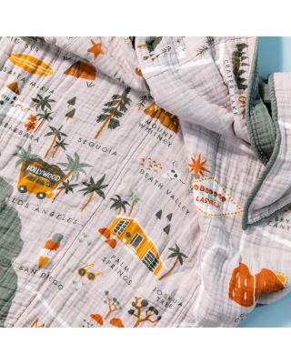 Quilt in 3 Layer GOTS Certified Organic Muslin Cotton