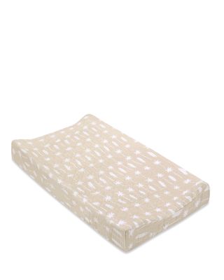 Quilted Changing Pad Cover in GOTS Certified Organic Muslin Cotton
