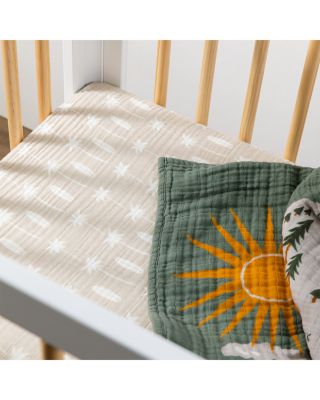 Mini Crib Sheet in GOTS Certified Organic Muslin Cotton