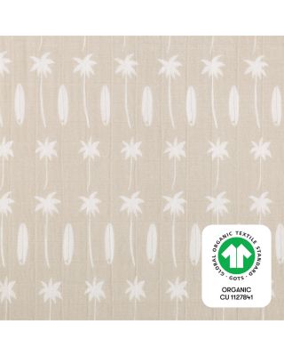 Mini Crib Sheet in GOTS Certified Organic Muslin Cotton