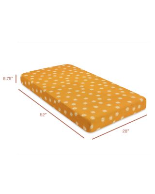 Crib Sheet in GOTS Certified Organic Muslin Cotton