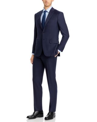 Canali - Siena Crepe Weave Tonal Plaid Regular Fit Suit