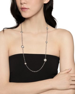 Pearl Classics Station Chain Necklace in Sterling Silver, 3mm