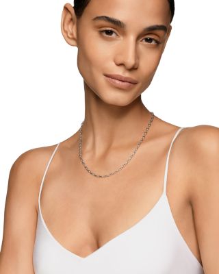 Sterling Silver DY Madison&reg; Chain Link Necklace, 18"