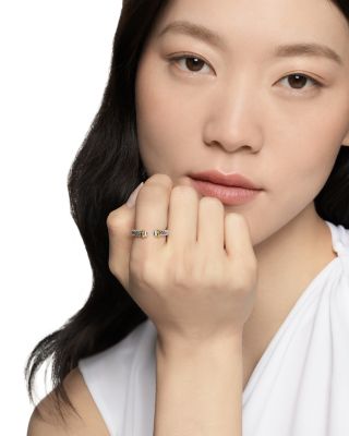 Sterling Silver & 14K Yellow Gold Petite Cable Flex Ring