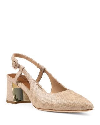 Women's Song Pointed Toe Slingback Pumps 
