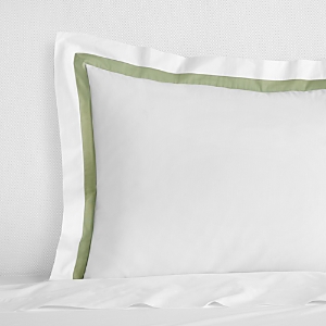 Sferra Estate Sham, Euro In White/willow