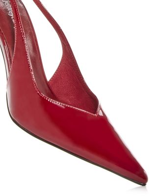 Women's Executive Pointed Toe Slingback Pumps 