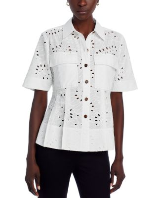 Derek Lam 10 Crosby - Cilou Eyelet Utility Shirt