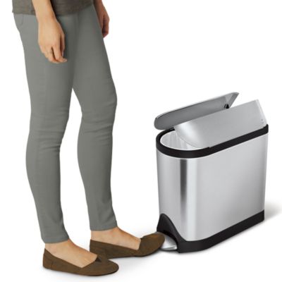 10 Liter Butterfly Lid Bathroom Trash Can