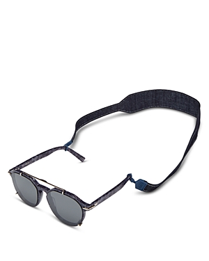 Shop Dior Square Sunglasses, 54mm In Blue/gray Mirrored Solid