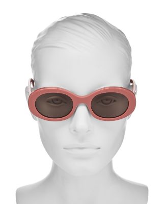 Triomphe Oval Sunglasses, 52mm