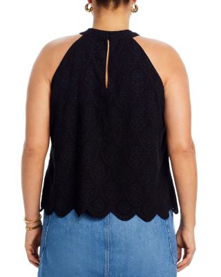 Sleeveless Eyelet Top - Exclusive