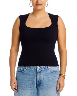 Square Neck Sleeveless Top - Exclusive