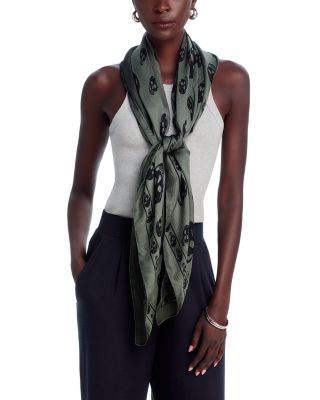 Skull Silk Scarf