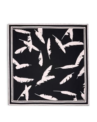McQueen - Feather Silk Scarf