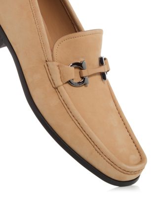 Men's Grandioso Gancini Bit Suede Loafers