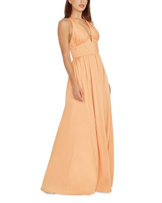 Rhea Cut Out Halter Neck Maxi Dress