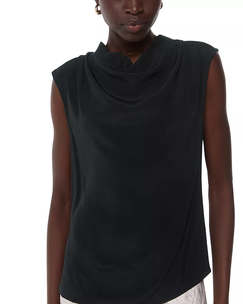 Whistles Crinkle Sleeveless Tank Top