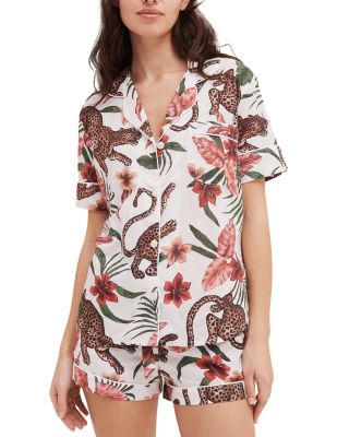 Desmond & Dempsey - Soleia Print Pajama Set