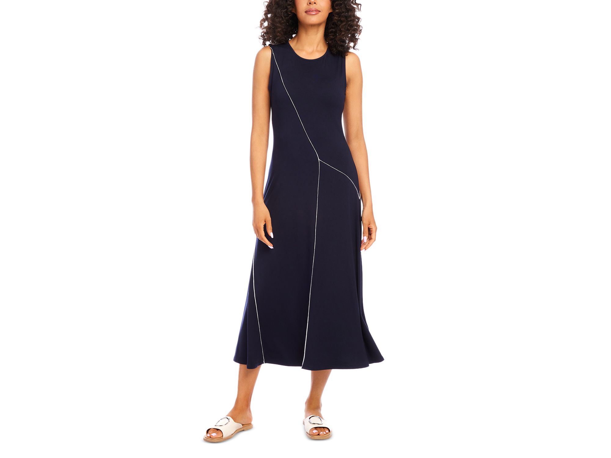 Reverse Seam Midi Dress - Image 1