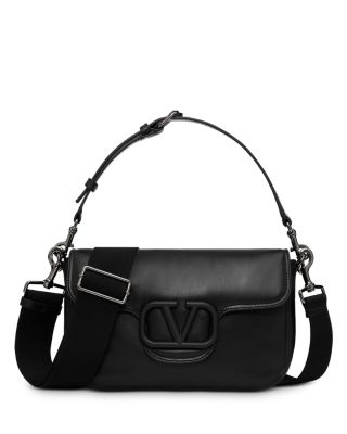 Valentino Garavani All Time Noir Leather Shoulder Bag