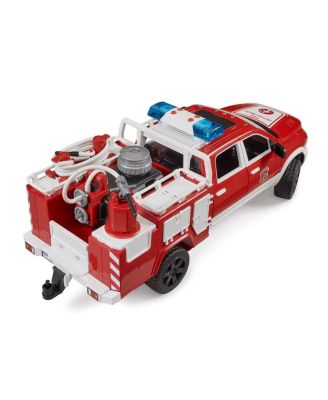  Unisex RAM Fire Service Truck with Light and Sound Module Storage compartments with doors on both sides, rotating water - Ages 11+