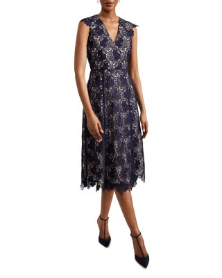 Hannah Lace Midi Dress