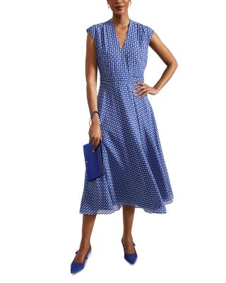 【Hobbs London】UK発 Hailey ヘイリー シフォン ミディ ドレス HOBBS LONDON Hailey Midi Dress | Bloomingdale's