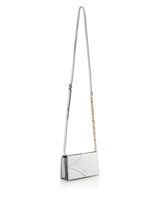 Diamond Leather Wallet on a Chain