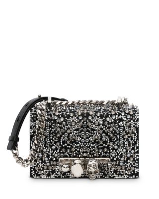 McQueen - Mini Jeweled Satchel