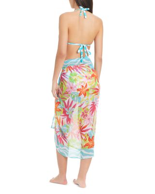 Printed Pareo Swim Cover Up