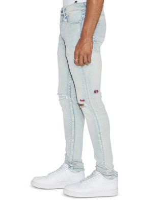 Van Winkle Blue Ice Skinny Jeans in Denim Blue