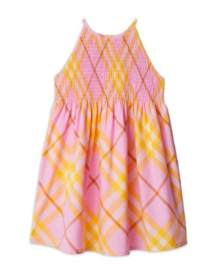 Burberry - Girls' Elsie Check Dress - Little Kid, Big Kid