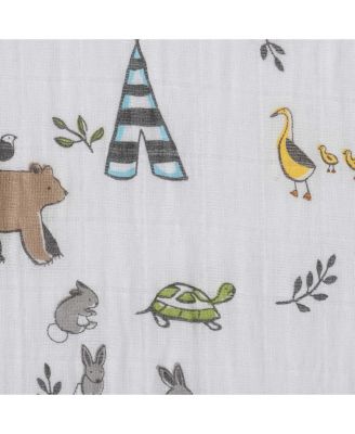 Unisex Cotton Muslin Crib Sheet - Baby