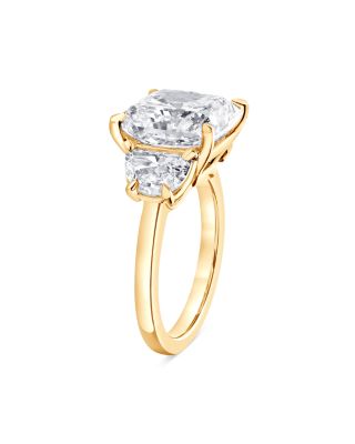 Certified Lab Grown Diamond Engagement Ring in 18K Yellow Gold, 8.45 tcw