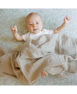 Unisex Cotton Muslin Swaddle 3 Pack - Baby