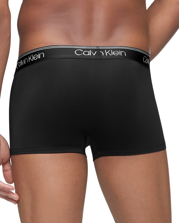 Calvin Klein Micro Stretch Trunk 3-pack In Black/red/grey
