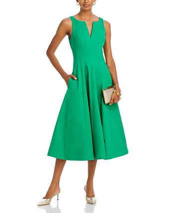 white christmas dresses Women plaid organza kelly green dress