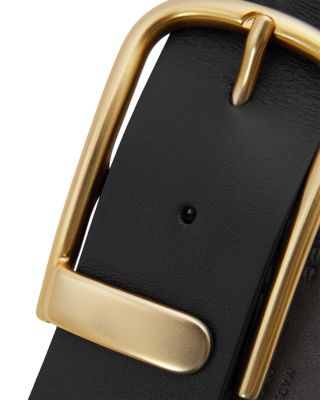 Women&#39;s Iyla Half Keeper Buckle Leather Belt  